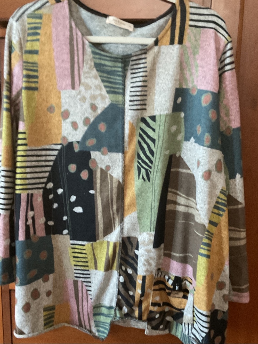Abstract Pattern Kids Top - Multicolor